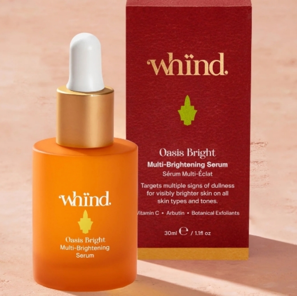 Whind Oasis Bright Multi-Brightening Serum Vitamin C Full Size Dark Spots 1.1 OZ
